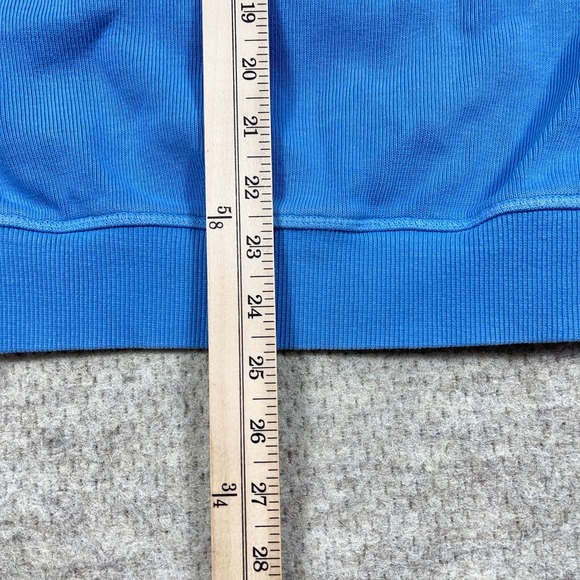 Tommy Bahama Sweater Men Large Light Blue Pullover Quarter Zip Sweatshirt Relax - Picture 8 of 11